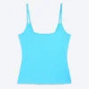 Tanktop mit schmalen Trägern – Türkis Tanktop mit schmalen Trägern – Türkis
