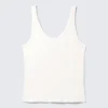 Tanktop mit U-Ausschnitt – Off-White Tanktop mit U-Ausschnitt – Off-White