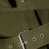 Technischer Trenchcoat im Lagenlook – Khaki-Grün Technischer Trenchcoat im Lagenlook – Khaki-Grün