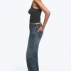 Tension Mid Rise Slim Bootcut Jeans – Deep Sea Blue – Dunkelblau Tension Mid Rise Slim Bootcut Jeans – Deep Sea Blue – Dunkelblau