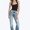 Tension Mid Rise Slim Bootcut Jeans – Kimberley Blue – Mittelblau Tension Mid Rise Slim Bootcut Jeans – Kimberley Blue – Mittelblau