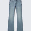 Tension Mid Rise Slim Bootcut Jeans – Kimberley Blue – Mittelblau Tension Mid Rise Slim Bootcut Jeans – Kimberley Blue – Mittelblau