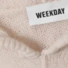 Terri Kapuzenpullover aus transparenter Wollmischung – Hellgrau Terri Kapuzenpullover aus transparenter Wollmischung – Hellgrau