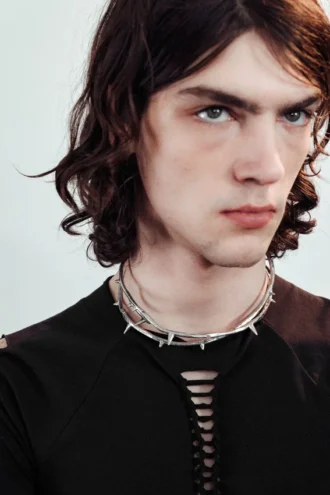Thorn Choker-Halskette – Dusty Light/Grau Thorn Choker-Halskette – Dusty Light/Grau
