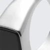 Tigerauge-Siegelring – Silber – schwarzer Stein Tigerauge-Siegelring – Silber – schwarzer Stein