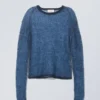 Tina-Pullover – Schwarz & Blau Tina-Pullover – Schwarz & Blau