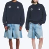Toffs Boxy Football Sweatshirt – Dunkelblau Toffs Boxy Football Sweatshirt – Dunkelblau