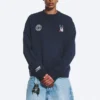 Toffs Boxy Football Sweatshirt – Dunkelblau Toffs Boxy Football Sweatshirt – Dunkelblau