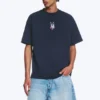 Toffs lockeres, kastenförmiges Fußball-T-Shirt – Dunkelblau Toffs lockeres, kastenförmiges Fußball-T-Shirt – Dunkelblau