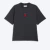 Toffs lockeres, kastenförmiges Fußball-T-Shirt – Off-Black Toffs lockeres, kastenförmiges Fußball-T-Shirt – Off-Black