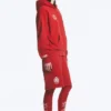 Toffs Loose Fit Zip Football Kapuzenpullover – Leuchtend Rot Toffs Loose Fit Zip Football Kapuzenpullover – Leuchtend Rot