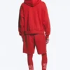 Toffs Loose Fit Zip Football Kapuzenpullover – Leuchtend Rot Toffs Loose Fit Zip Football Kapuzenpullover – Leuchtend Rot