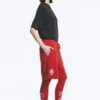 Toffs Relaxed Jersey Fußballshorts – Leuchtend Rot