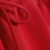 Toffs Relaxed Jersey Fußballshorts – Leuchtend Rot