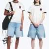 Toffs Slim Fit Fußball-T-Shirt – Weiß Toffs Slim Fit Fußball-T-Shirt – Weiß