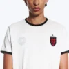 Toffs Slim Fit Fußball-T-Shirt – Weiß Toffs Slim Fit Fußball-T-Shirt – Weiß