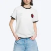 Toffs Slim Fit Fußball-T-Shirt – Weiß Toffs Slim Fit Fußball-T-Shirt – Weiß