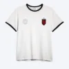 Toffs Slim Fit Fußball-T-Shirt – Weiß Toffs Slim Fit Fußball-T-Shirt – Weiß