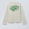 Tolles, kastenförmiges Langarmshirt mit Print – Erazer Dusty Mole Tolles, kastenförmiges Langarmshirt mit Print – Erazer Dusty Mole