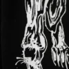 Tolles, kastenförmiges Langarmshirt mit Print – Schwarz – Angry Panthers Tolles, kastenförmiges Langarmshirt mit Print – Schwarz – Angry Panthers