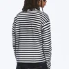 Tolles, kastenförmiges Langarmshirt mit Print – Schwarz-Weiß-Streifen – Dreams Tolles, kastenförmiges Langarmshirt mit Print – Schwarz-Weiß-Streifen – Dreams