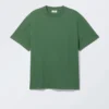 Tolles T-Shirt aus schwerem Stoff – Dunkelgrün Tolles T-Shirt aus schwerem Stoff – Dunkelgrün