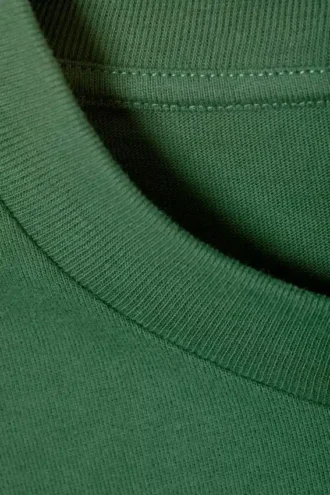 Tolles T-Shirt aus schwerem Stoff – Dunkelgrün