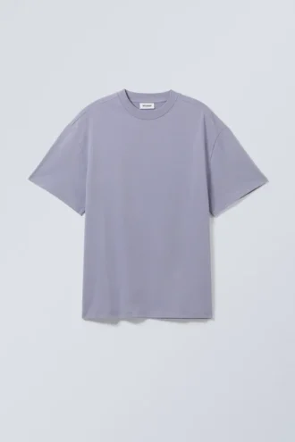 Tolles T-Shirt aus schwerem Stoff – Flieder