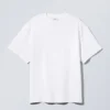 Tolles T-Shirt aus schwerem Stoff – Weiß Hell Tolles T-Shirt aus schwerem Stoff – Weiß Hell