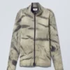Toni Zweifarbiger Rollkragenpullover mit Rippmuster und Reißverschluss – Zweifarbig in Beige und Schwarz
