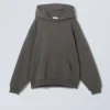 Tony Oversized-Kapuzenpullover – Dunkelgrau Tony Oversized-Kapuzenpullover – Dunkelgrau