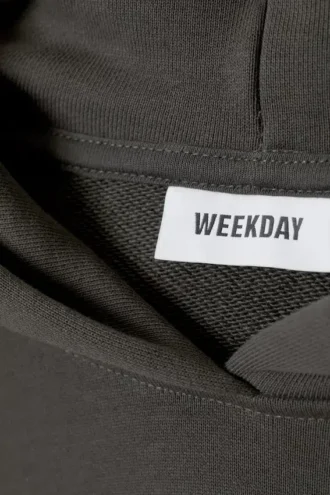 Tony Oversized-Kapuzenpullover – Dunkelgrau