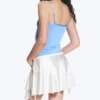Top mit V-Ausschnitt und Trägern – Blau Top mit V-Ausschnitt und Trägern – Blau