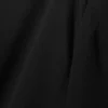Transparente, asymmetrische Langarmbluse – Schwarz Transparente, asymmetrische Langarmbluse – Schwarz