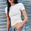 Trägerhemd mit Schnürung – Off-White Trägerhemd mit Schnürung – Off-White