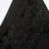 Trägerhemd mit Schnürung – Schwarz Trägerhemd mit Schnürung – Schwarz