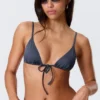 Triangel-Bikini-Oberteil – Dunkelblau Triangel-Bikini-Oberteil – Dunkelblau