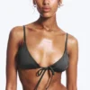 Triangel-Bikini-Oberteil – Dunkelgrau Triangel-Bikini-Oberteil – Dunkelgrau