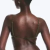 Triangel-Bikini-Oberteil – Dunkelgrün – Schimmer Triangel-Bikini-Oberteil – Dunkelgrün – Schimmer