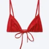 Triangel-Bikini-Oberteil – Leuchtend rot Triangel-Bikini-Oberteil – Leuchtend rot