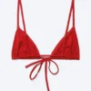 Triangel-Bikini-Oberteil – Leuchtend rot Triangel-Bikini-Oberteil – Leuchtend rot