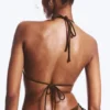 Triangel-Bikini-Oberteil mit Trägern – Dunkelbraun Triangel-Bikini-Oberteil mit Trägern – Dunkelbraun