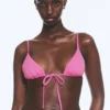 Triangel-Bikini-Oberteil – Rosa Triangel-Bikini-Oberteil – Rosa