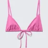 Triangel-Bikini-Oberteil – Rosa Triangel-Bikini-Oberteil – Rosa