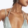 Triangel-Bikini-Oberteil – Staubiges Hellgrau Triangel-Bikini-Oberteil – Staubiges Hellgrau