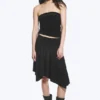 Tube-Top mit Kreuzbindung – Schwarz Tube-Top mit Kreuzbindung – Schwarz