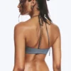 Turn Halter-Bikini-Oberteil – Dusty Blue – Shimmer Turn Halter-Bikini-Oberteil – Dusty Blue – Shimmer