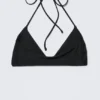 Turn Halter-Bikini-Oberteil – Schwarz Turn Halter-Bikini-Oberteil – Schwarz