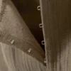 Twill-Korsett-Oberteil mit quadratischem Ausschnitt – Dark Mole Twill-Korsett-Oberteil mit quadratischem Ausschnitt – Dark Mole