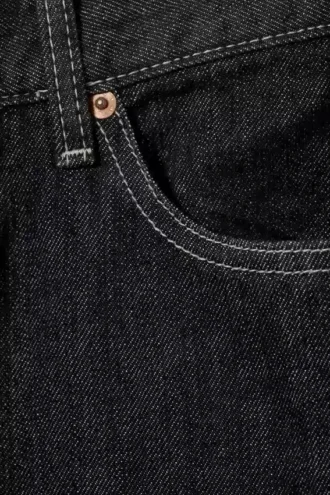 Twist Relaxed Frayed Jeans – Black Rinse Twist Relaxed Frayed Jeans – Black Rinse